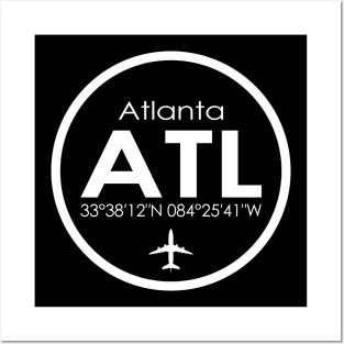 ATL, Hartsfield–Jackson Atlanta Airport Posters and Art